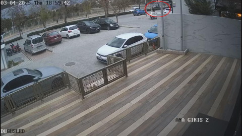 Yayanın öldüğü kaza kamerada