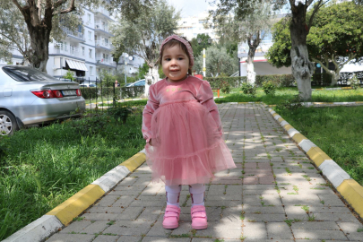 SMA'lı Mihra Helin, tedaviden sonra adım atmaya başladı