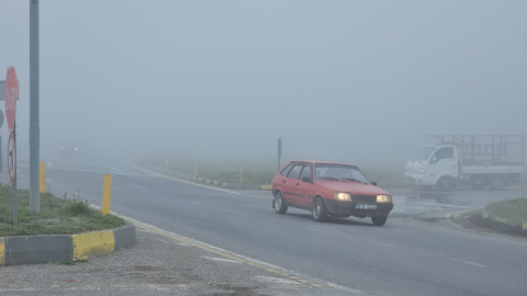 Zonguldak'ta yoğun sis