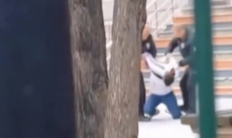 Yeğenini okuldan almak isteyen alkollü dayı olay çıkarttı