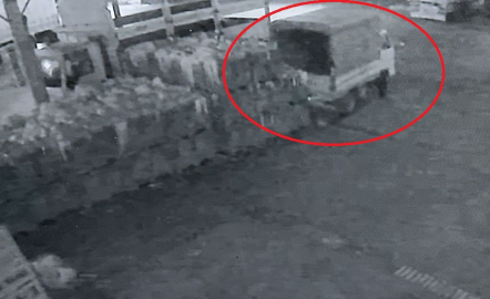 Halden karpuz hırsızlığı kamerada