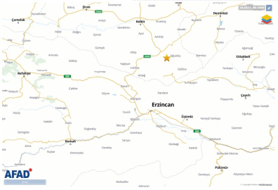 Gümüşhane'de 4.2 büyüklüğünde deprem