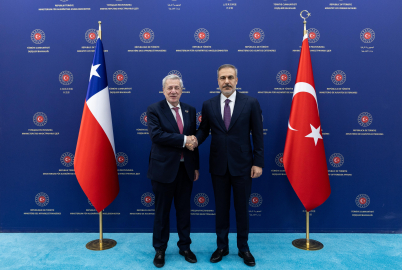 Bakan Fidan, Şilili mevkidaşı Klaveren ile bir araya geldi