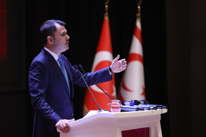 Bakan Kurum, KKTC'de Yüksek Mahkeme Binası ve Millet Kütüphanesi’nin temel atma törenine katıldı