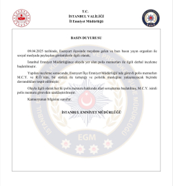 İstanbul- Esenyurt'ta, trafikte araç sürücüsüyle tartışan polis memuru görevden uzaklaştırıldı