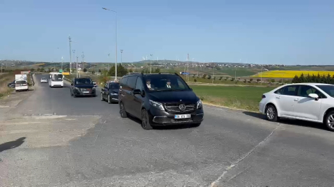 İstanbul- Özgür Özel, İmamoğlu'nu Silivri Cezaevi'nde ziyaret ediyor -1