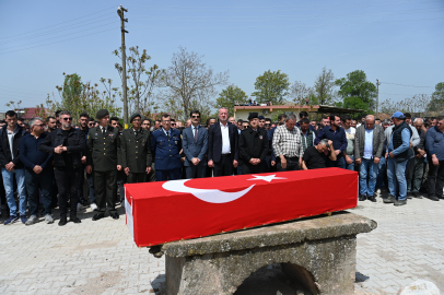 Siirt’te motosiklet kazasında hayatını kaybeden astsubay, Bursa’da toprağa verildi