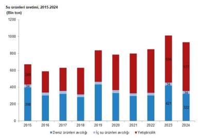 TÜİK: Su ürünleri üretimi yüzde 7,6 azaldı