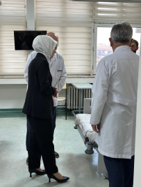 Bakan Göktaş, metan gazından zehirlenen askerleri ziyaret etti