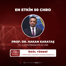 Savunma Sanayii Başkan Yardımcısı Karataş, 'En Etkin 50 CHRO' içinde yer aldı