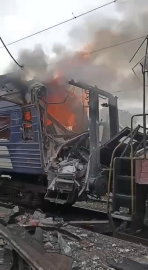 Ukrayna'da tren istasyonuna saldırı: 30 yaralı