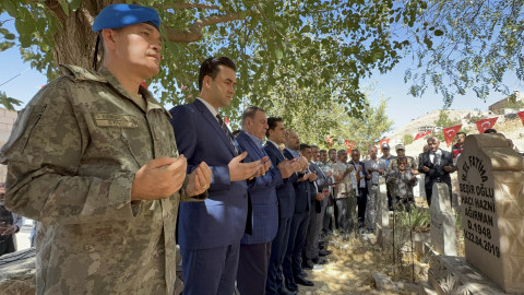 Mardin'de PKK'nın saldırısında şehit olan 8'i çocuk 26 kişi anıldı