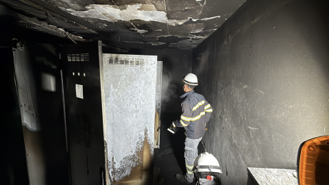 Karabük’te apartmanda yangın; 5 kişi dumandan etkilendi