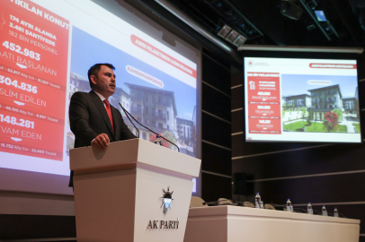 Bakan Kurum, kentsel dönüşüm ve afet sonrası yeniden inşa çalışmalarını anlattı