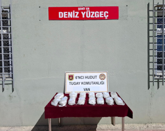 MSB: Hudut hattında 18 kilo 544 gram uyuşturucu ele geçirildi