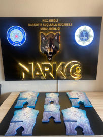 7 kilo uyuşturucu semazen figürlü rahlede şeklinde saklanmış