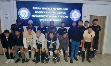 Bursa'da kaçak göçmenlerin çalıştırıldığı iş yerine baskın: 1 gözaltı