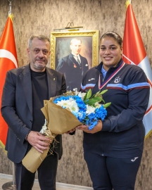 Avrupa Şampiyonu Havvanur Kethüda’dan Trabzonspor’a ziyaret