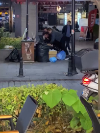 İstanbul - Kağıthane'de tekme tokat darbettiler; çöplerin üzerinde dövmeye devam ettiler
