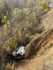 Konya'da öğrenci servisi, uçuruma yuvarlandı; 14 yaralı