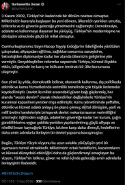 İletişim Başkanı Duran: 3 Kasım 2002, Türkiye'nin kaderinde bir dönüm noktası olmuştur