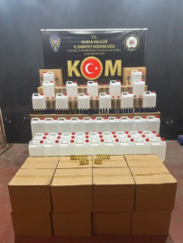 Bursa’da bin 32 litre etil alkol ele geçirildi