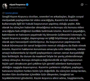 Kazım Koyuncu şarkısıyla paylaşıma 50 bin TL tazminat talebi (2)
