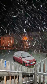 Bolu'nun yükseklerine kar yağdı