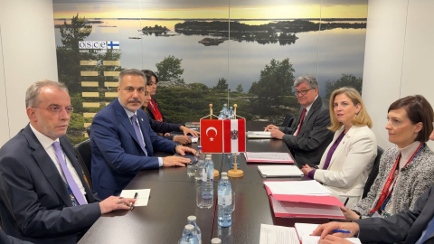 Bakan Fidan, Avusturya Dışişleri Bakanı Meinl-Reisinger ile görüştü