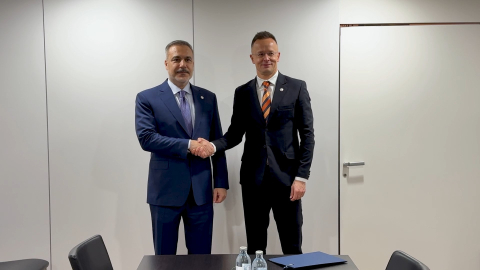 Bakan Fidan, Macaristan Dışişleri Bakanı Szijjarto ile görüştü