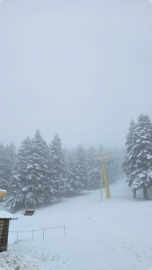 Uludağ’da kar kalınlığı 18 santimetreye ulaştı