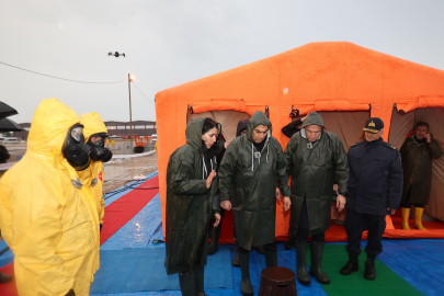 Mersin'de 'Tam Ölçekli Radyasyon Acil Durum Tatbikatı' yapıldı