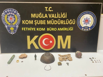 Muğla’da tarihi eser kaçakçılığı operasyonunda 1 tutuklama