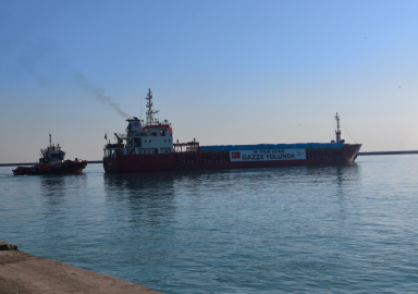 Mersin’den Gazze’ye 19’uncu ‘İyilik Gemisi’ yola çıktı