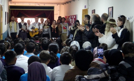 Erzurum Devlet Tiyatrosu, kırsaldaki öğrencileri tiyatroyla buluşturdu / Ek fotoğraflar