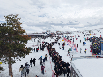 Erciyes'te hafta sonu yoğunluğu / Ek fotoğraflar