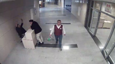 İstanbul - Savcının hakime silahlı saldırısı sonrası yaşananların görüntüleri ortaya çıktı